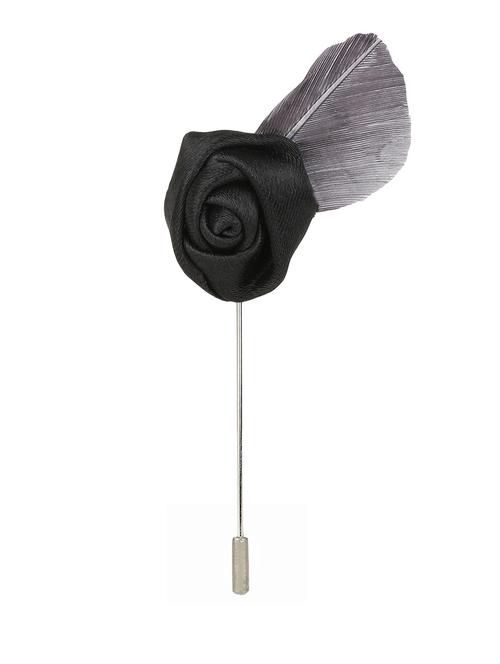 black micro fibre lapelpin - 15465965 -  Standard Image - 0