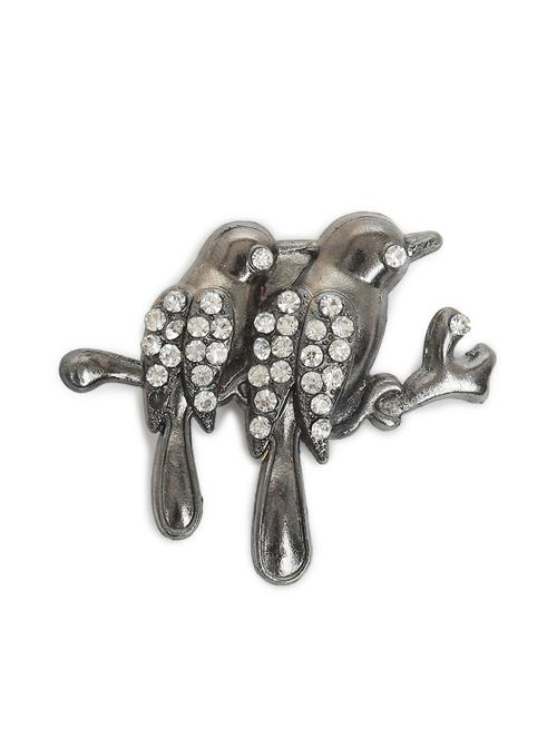 black metal brooch - 15465978 -  Standard Image - 0