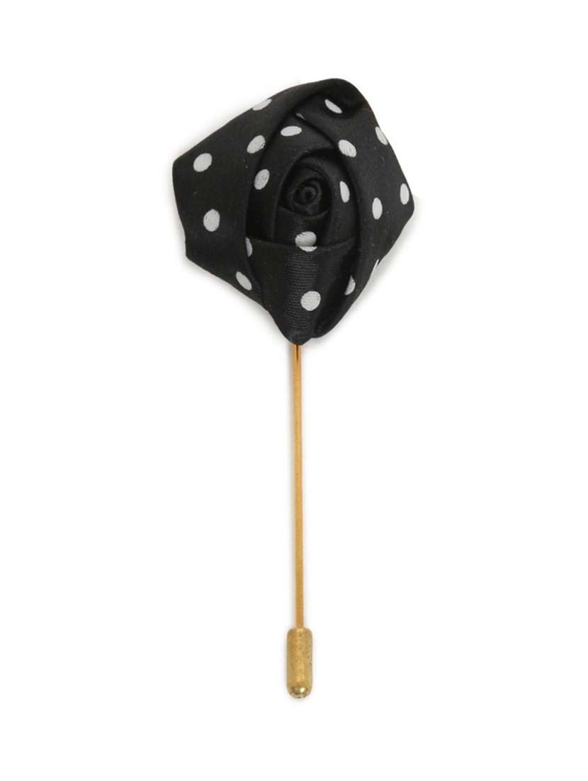 black micro fibre lapelpin - 15465986 - Zoom Image - 0