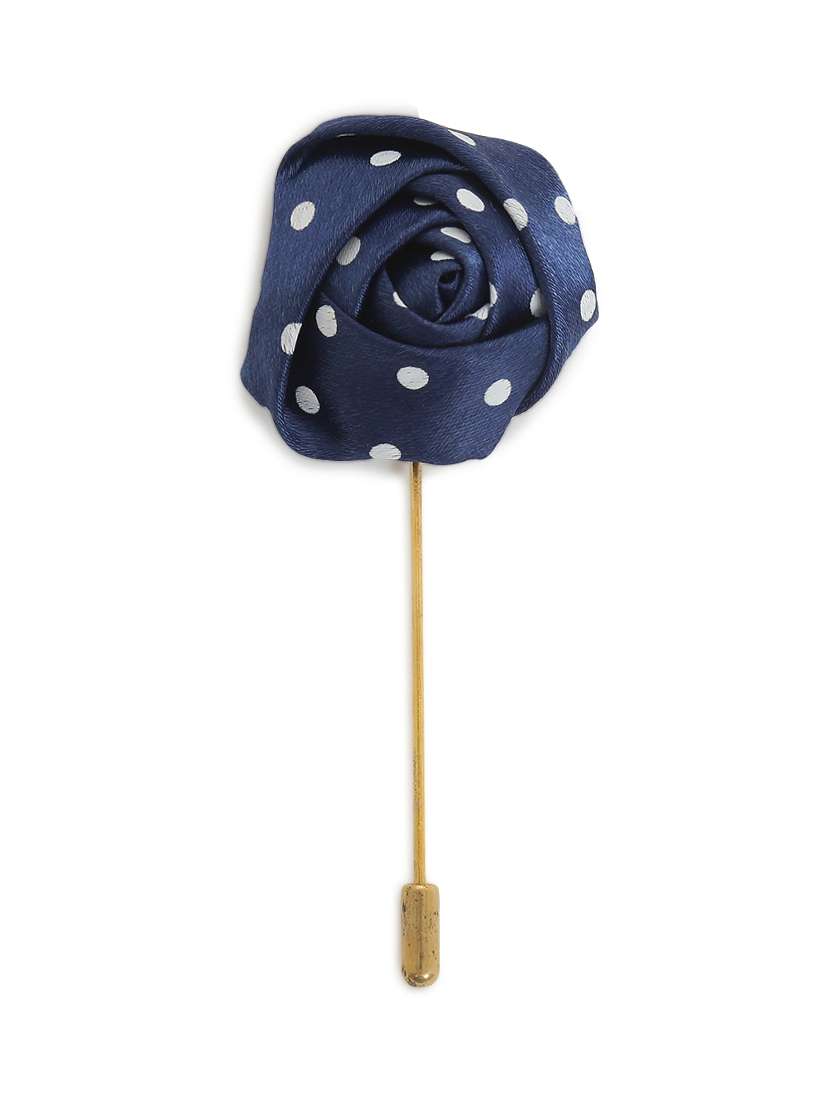 navy blue fabric lapelpin - 15465987 - Zoom Image - 0