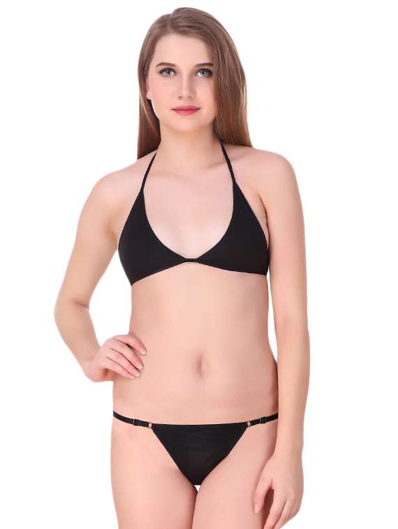 set of 3 halter neck bikini set - 15467192 - Standard Image - 5
