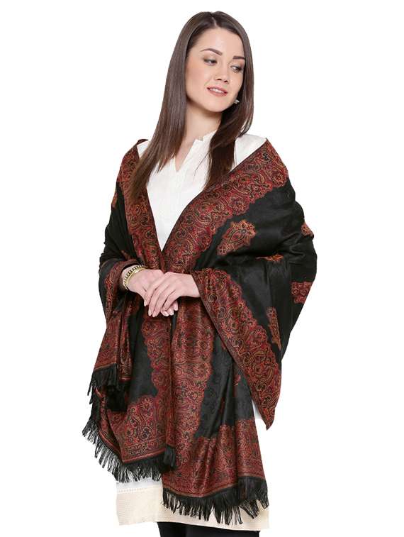 jacquard pashmina shawl