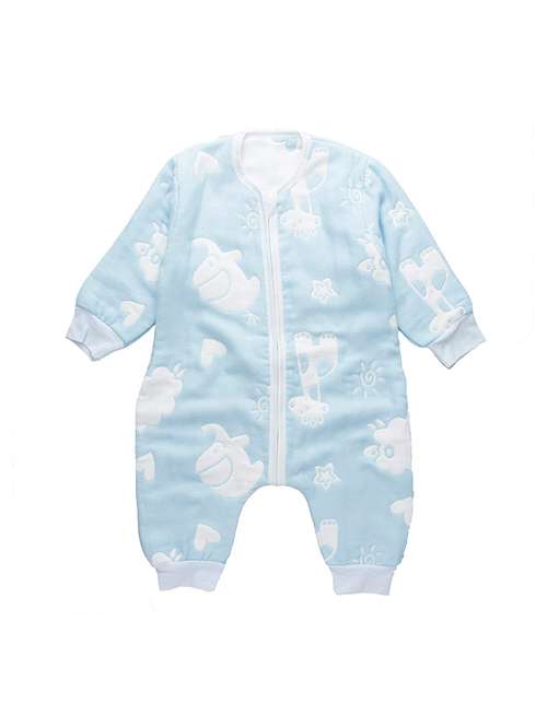 blue cotton  romper - 15472803 -  Standard Image - 0