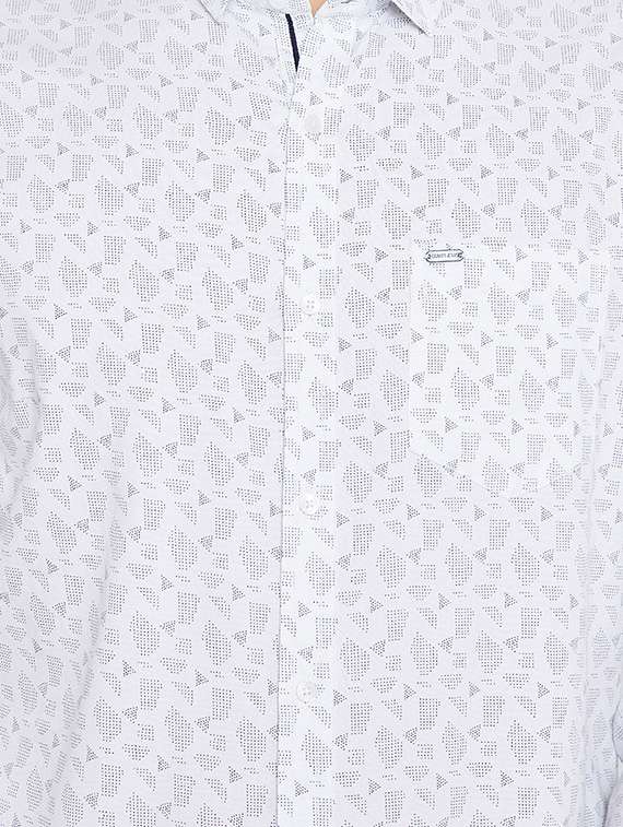 white cotton casual shirt - 15473214 -  Standard Image - 3