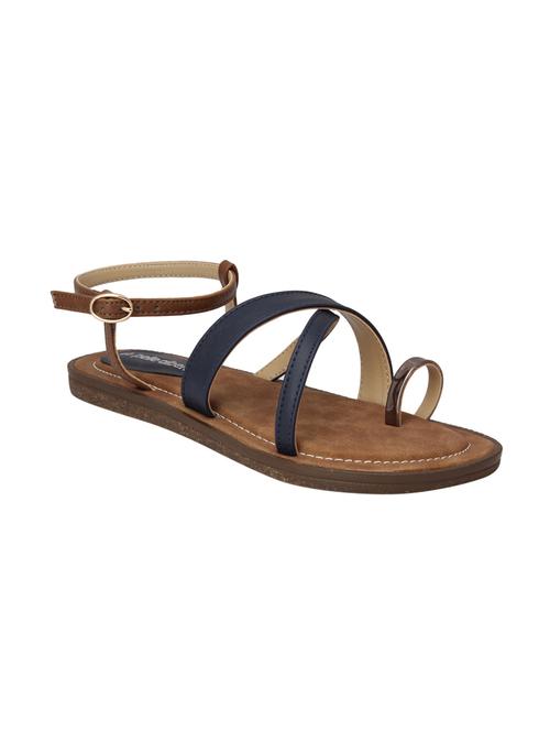 blue ankle strap sandals - 15477230 - Standard Image - 0