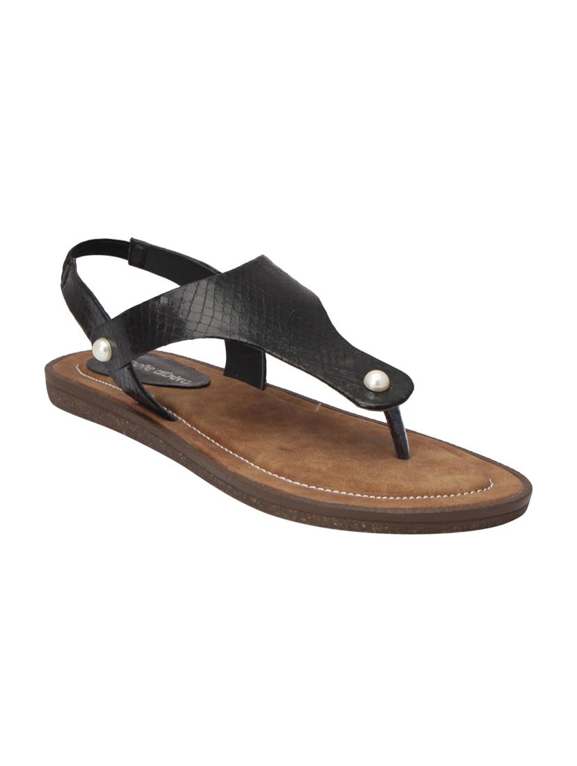 black back strap sandals - 15477231 -  Zoom Image - 0
