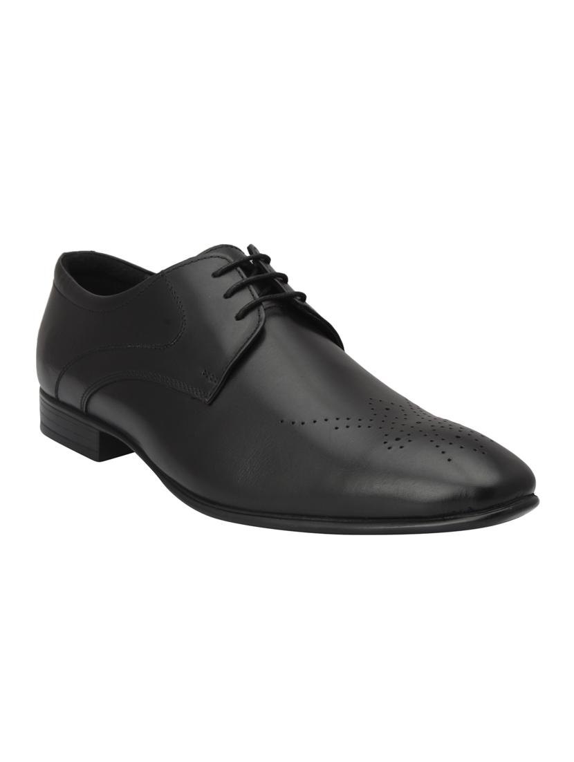 black leather lace-up derbys - 15477312 - Zoom Image - 0