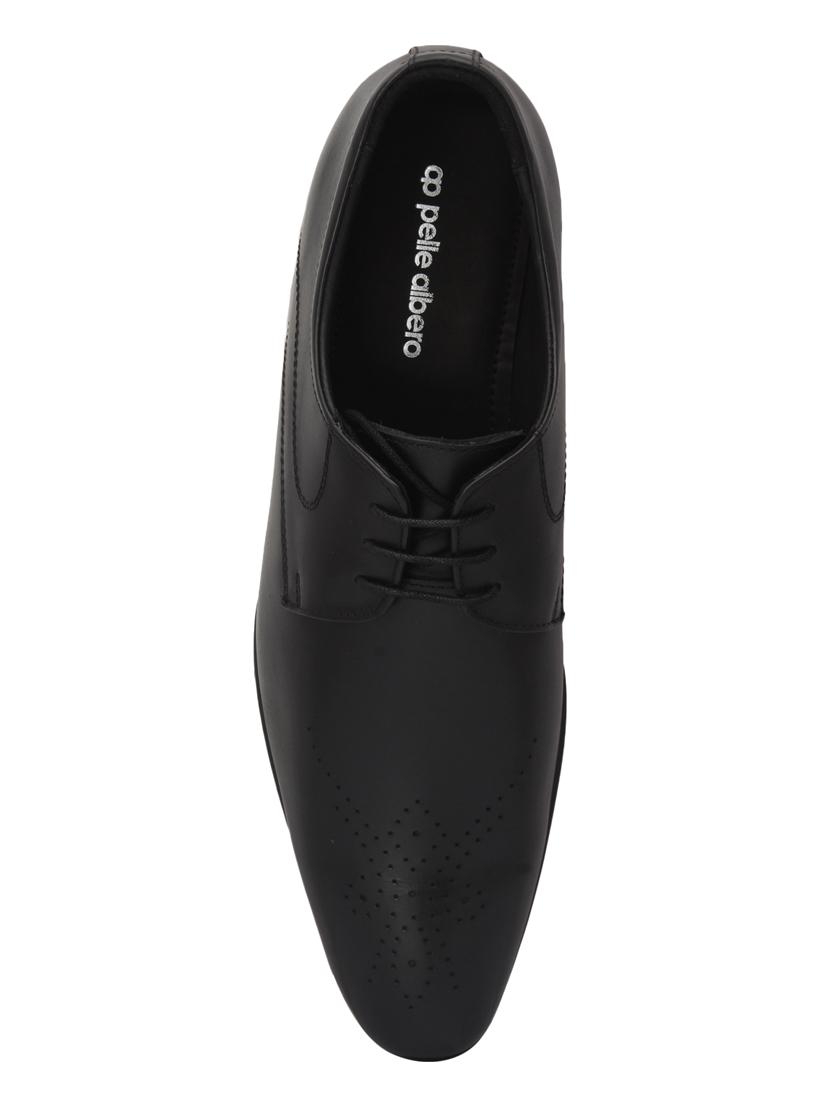 black leather lace-up derbys - 15477312 - Standard Image - 3
