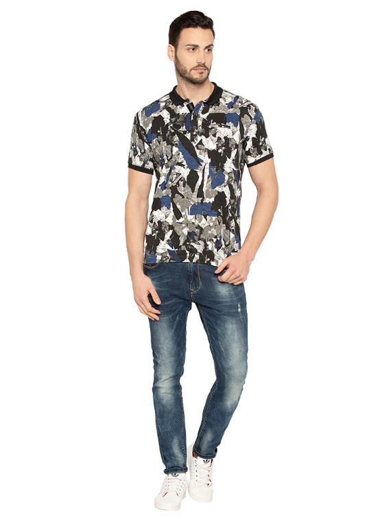 multi colored cotton all over print t-shirt - 15480480 - Standard Image - 3