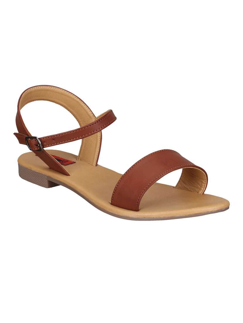 brown back strap sandals - 15481146 - Zoom Image - 0