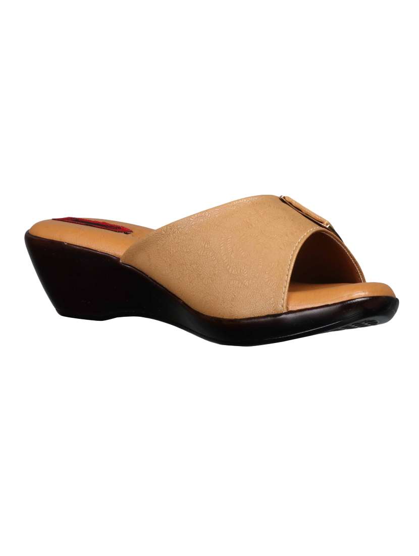 tan slip on wedges - 15481148 -  Zoom Image - 0