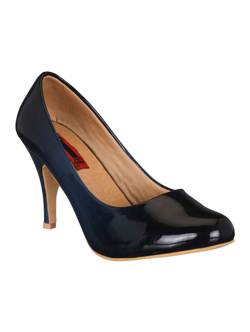 navy platforms pumps - 15481166 -  Zoom Image - 0