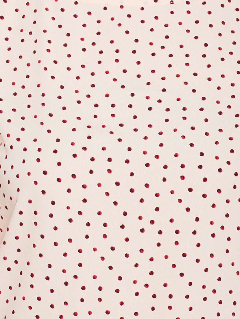 cold shoulder printed high-low top - 15482676 -  Standard Image - 3