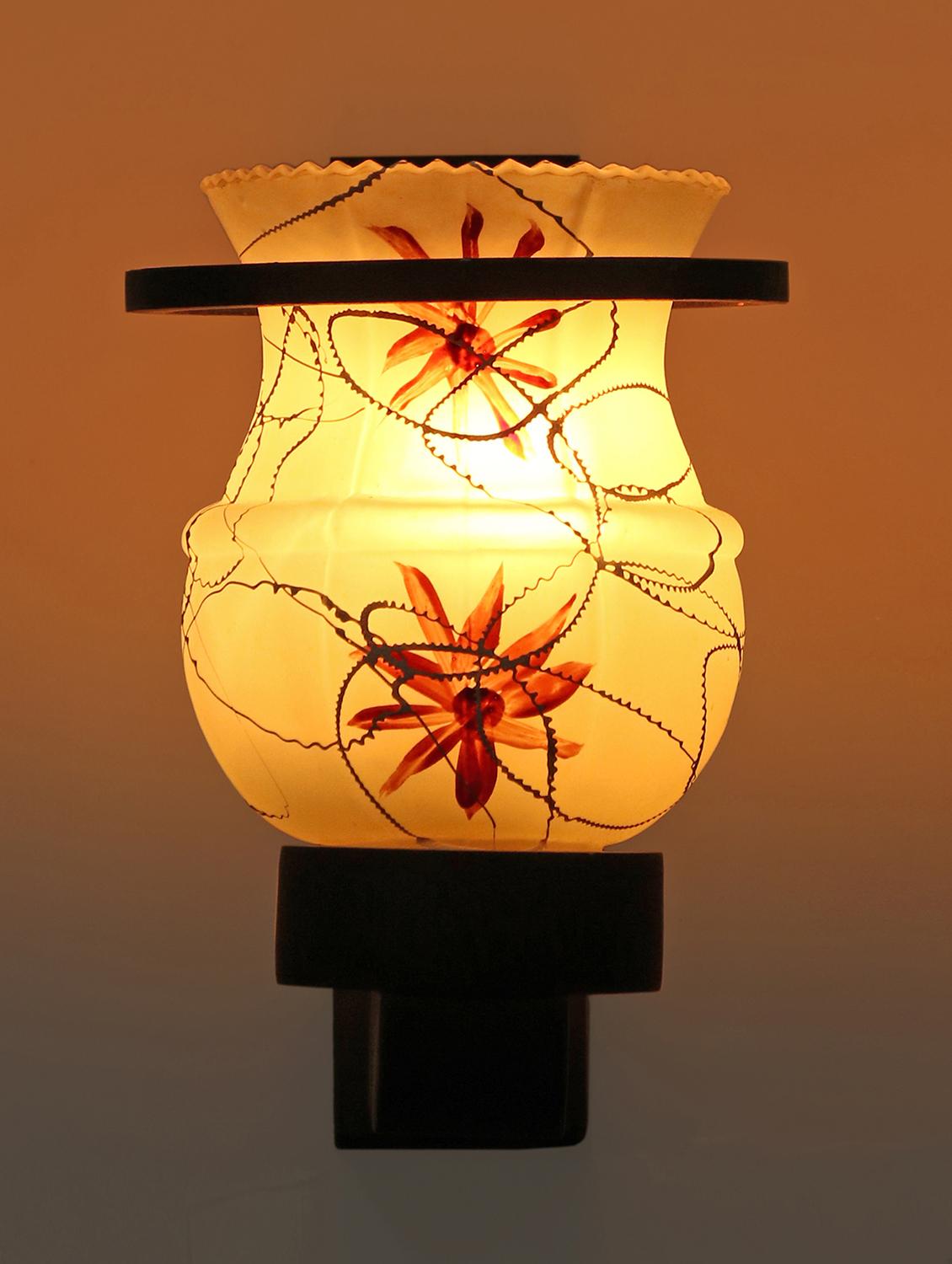 new designer hand decorative colorful glass wall lamp light with stylish wooden fitting new-el47 - 15489661 - Zoom Image - 0