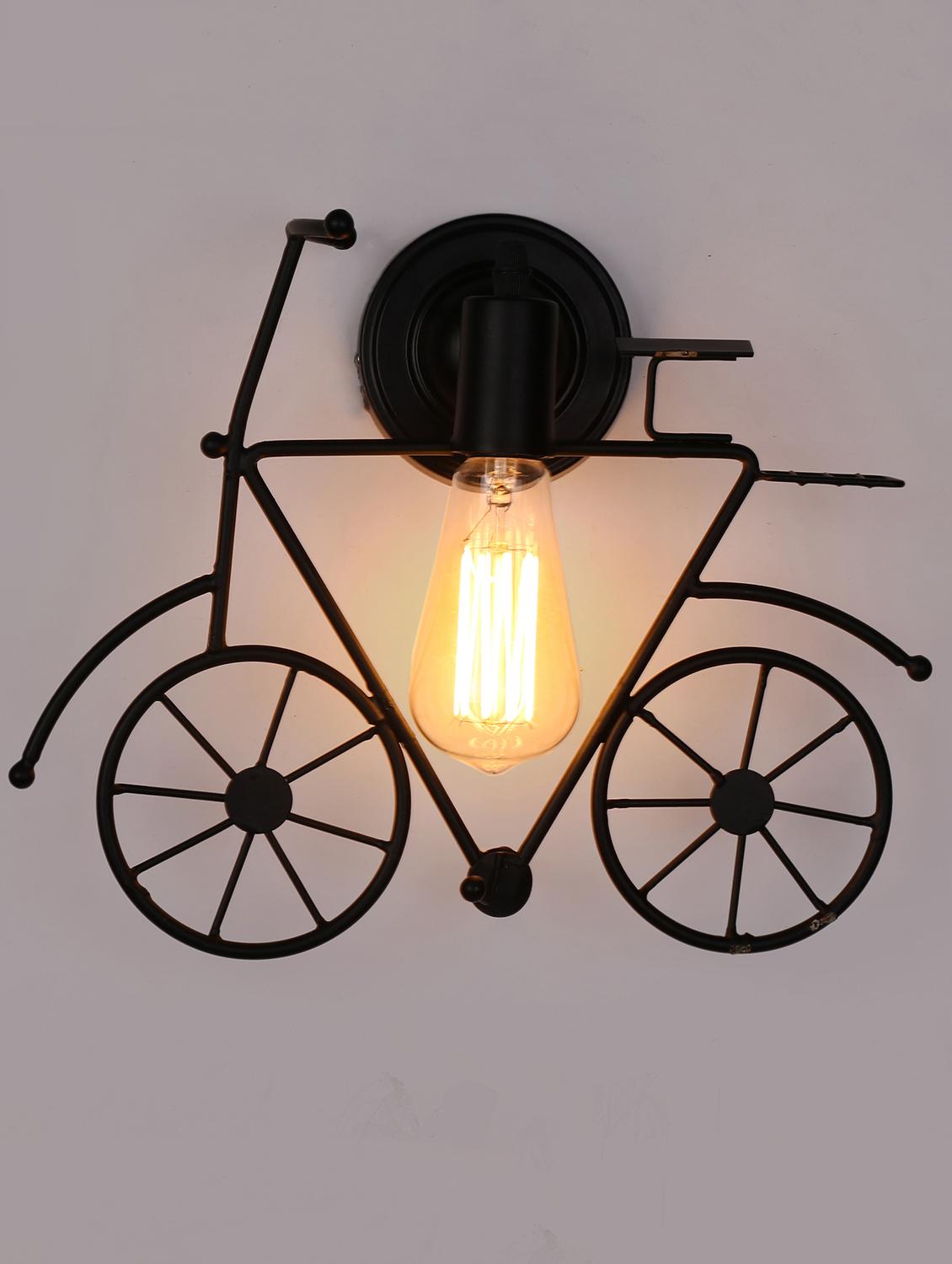 designer & stylish bycycle wall lamp light - 15489668 - Standard Image - 3