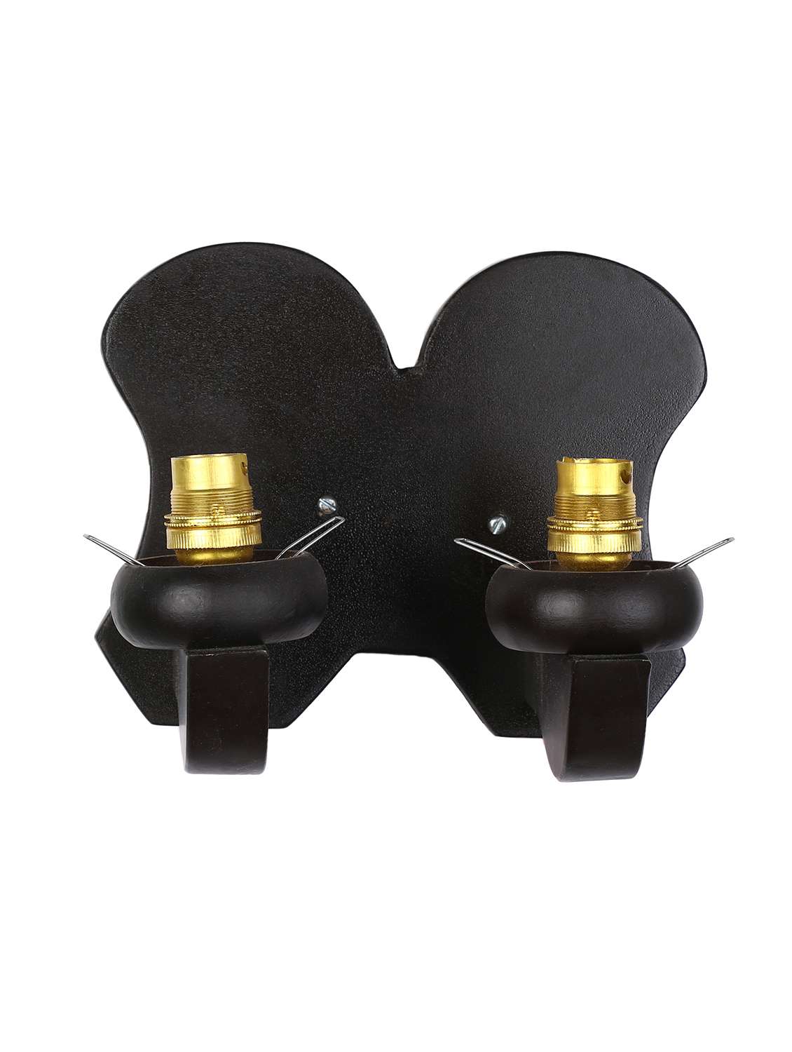 new stylish twins hand decorative colorful glass wall lamp light with royal wooden fitting dn-2wa40 - 15489718 - Standard Image - 3