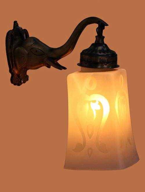 wall lamp light with hand decorated glass ornaments with colorfull chips & beeds for magicel & romantic in effect-ew39 - 15489754 - Standard Image - 0