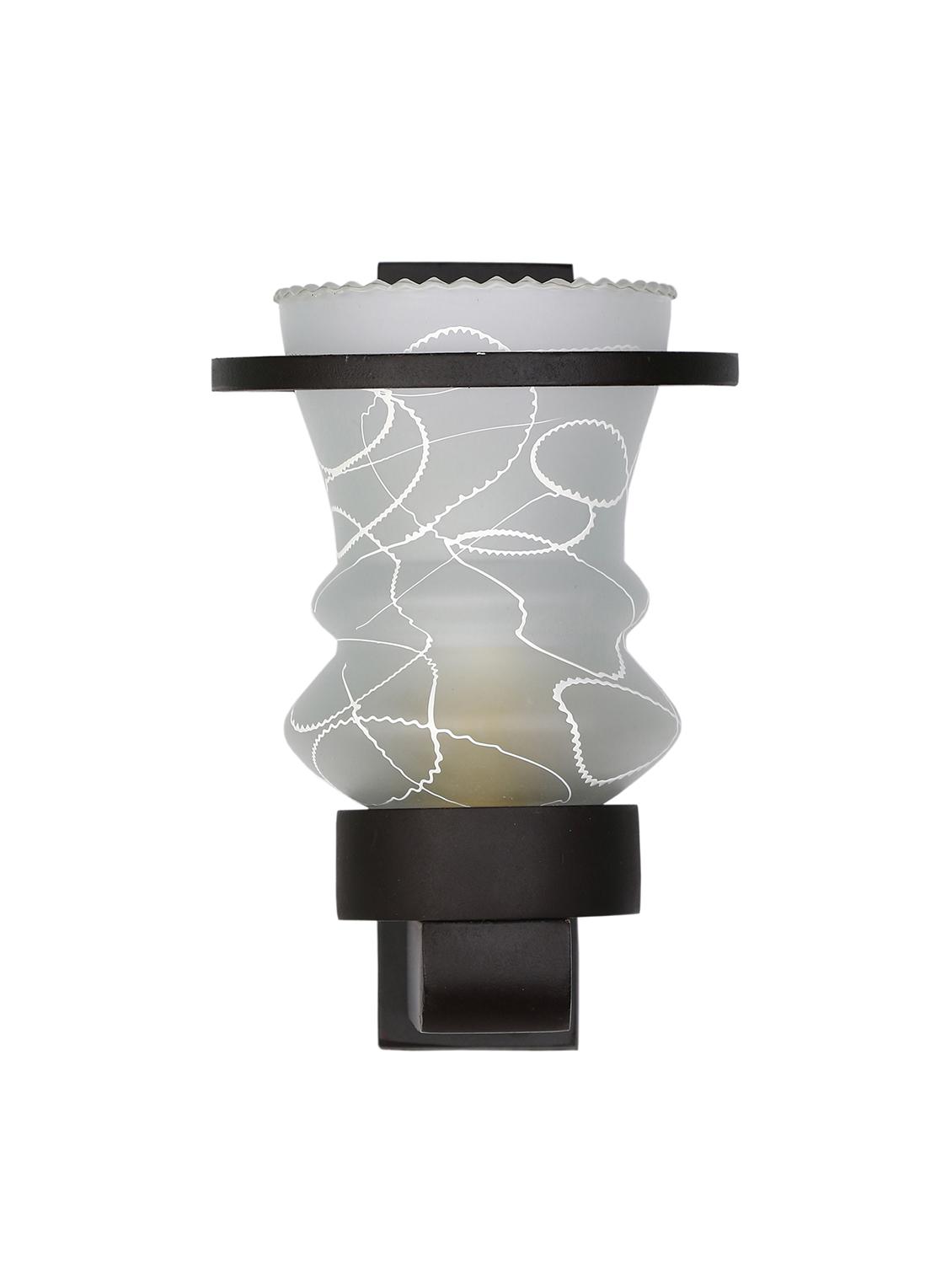 designer hand decorative colorful glass wall lamp light with stylish wooden fitting ( set of two )-el78 - 15489793 - Standard Image - 3