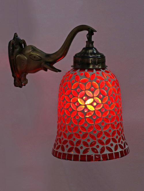 stylish hand decorative colorful glass wall lamp light with elephant shape fitting ( set of two )ew-el85 - 15489822 -  Standard Image - 0