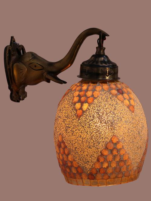stylish hand decorative colorful glass wall lamp light with elephant shape fitting ( set of two )ew-el86 - 15489823 -  Standard Image - 0