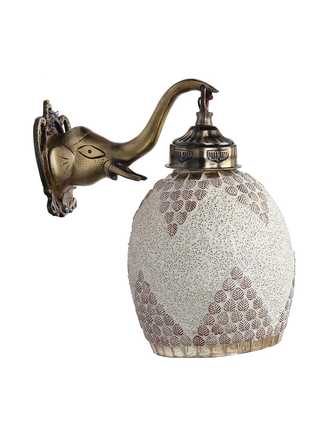 stylish hand decorative colorful glass wall lamp light with elephant shape fitting ( set of two )ew-el86 - 15489823 - Standard Image - 3