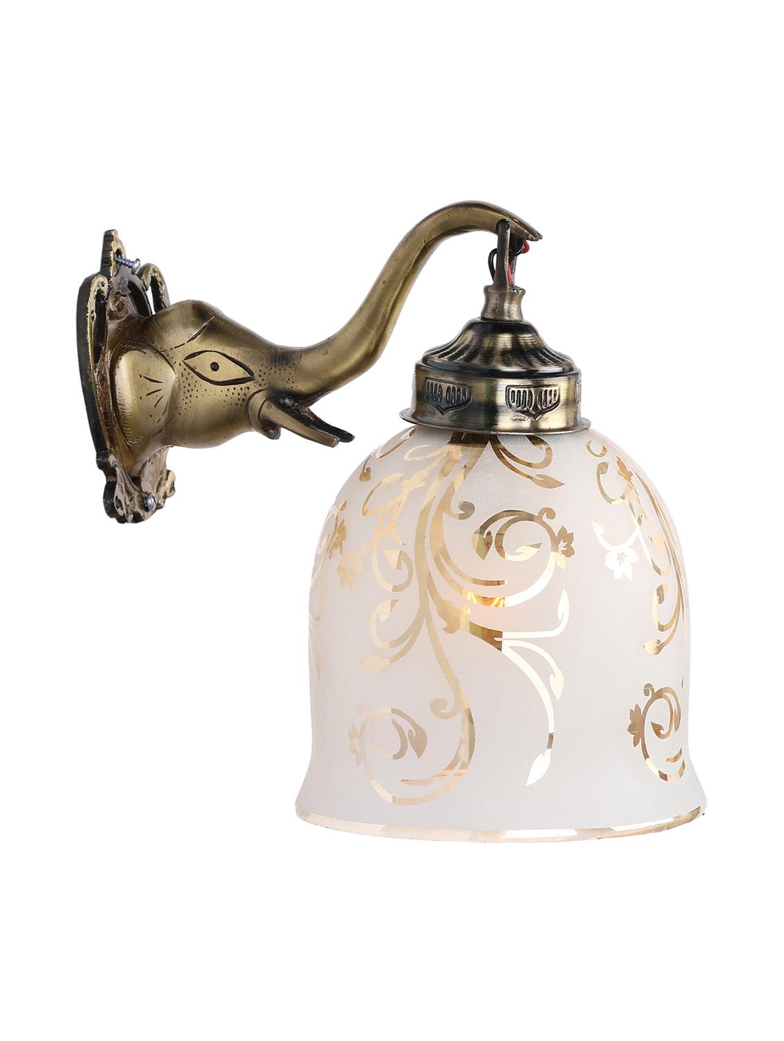 stylish hand decorative colorful glass wall lamp light with elephant shape fitting ( set of two )ew-el88 - 15489825 - Standard Image - 3