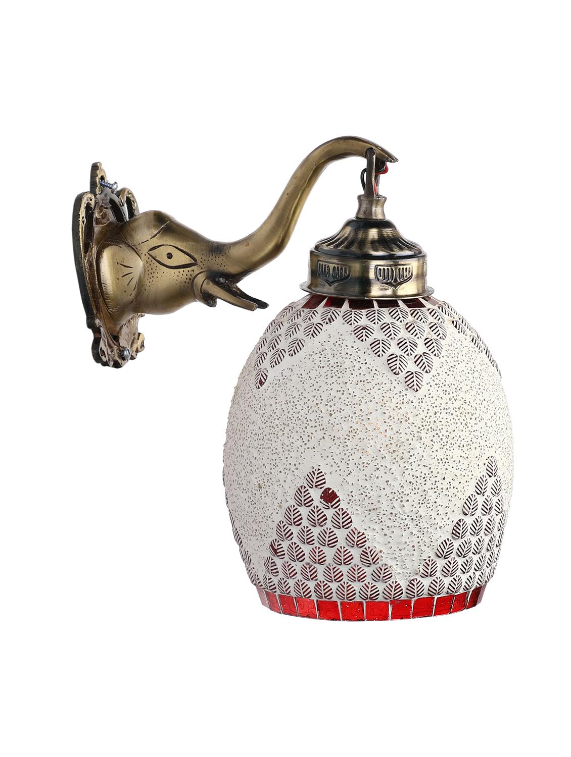 stylish hand decorative colorful glass wall lamp light with elephant shape fitting ( set of two )ew-el89 - 15489826 - Standard Image - 3