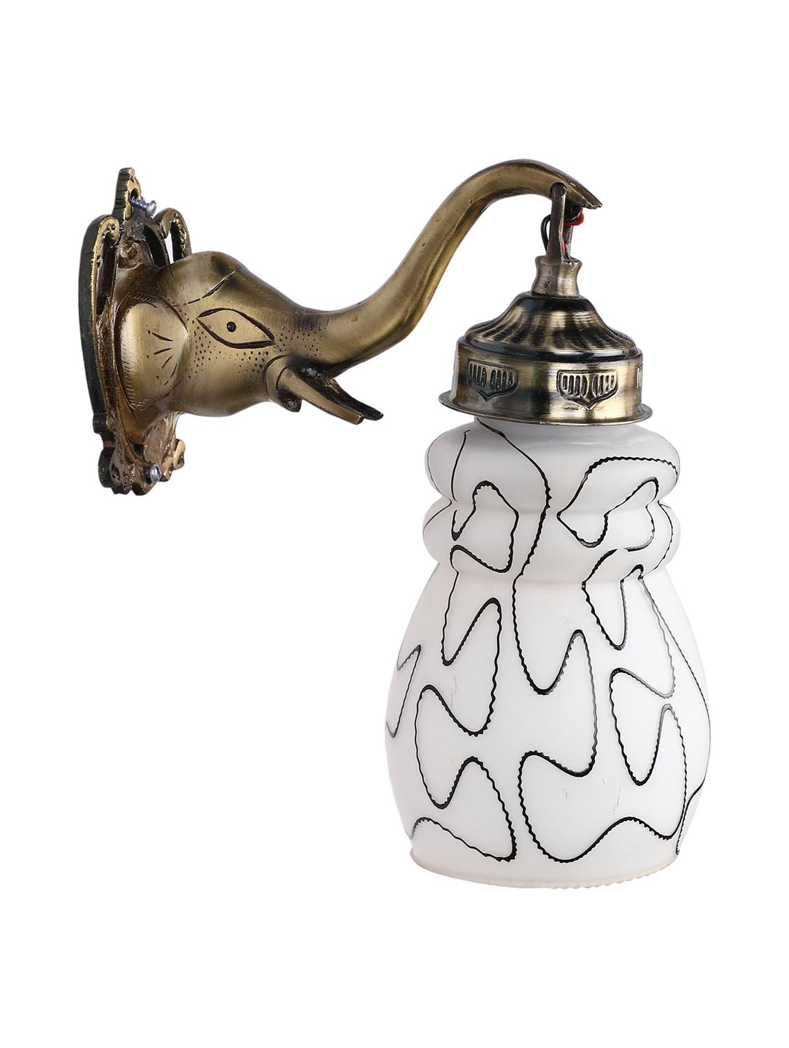 stylish hand decorative colorful glass wall lamp light with elephant shape fitting ( set of two )ew-el93 - 15489830 - Standard Image - 3