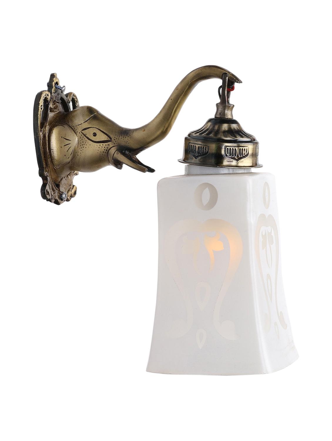 stylish hand decorative colorful glass wall lamp light with elephant shape fitting ( set of two )ew-el96 - 15489833 - Standard Image - 3