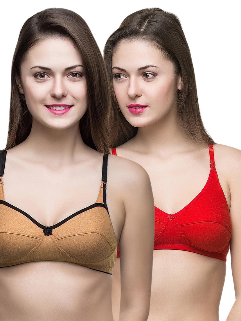 set of 2 floral patch bra - 15491960 - Zoom Image - 0