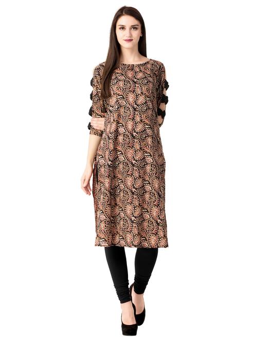 kalamkari straight kurta - 15493092 - Standard Image - 0