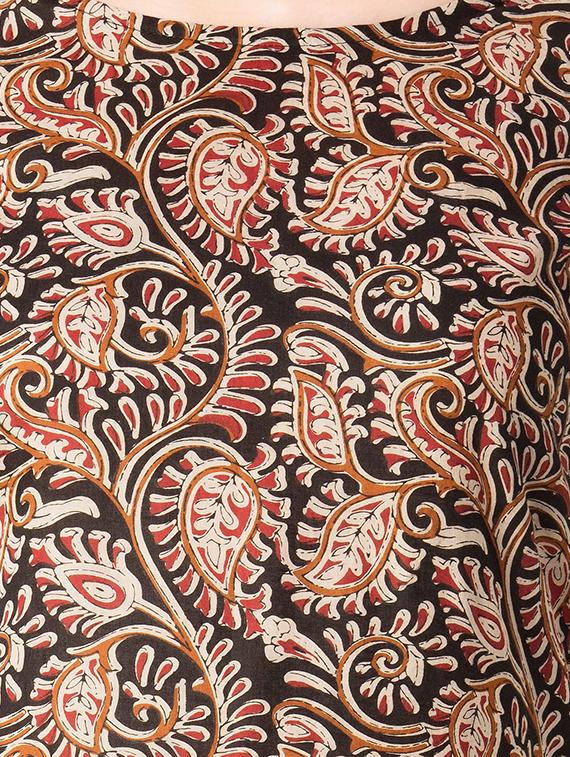 kalamkari straight kurta - 15493092 - Standard Image - 3