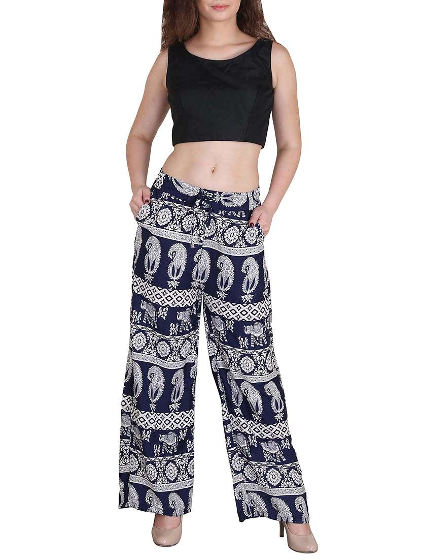 paisley print straight palazzo - 15493817 -  Standard Image - 3