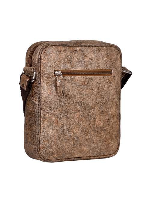 brown leather messenger bag - 15497926 - Standard Image - 0