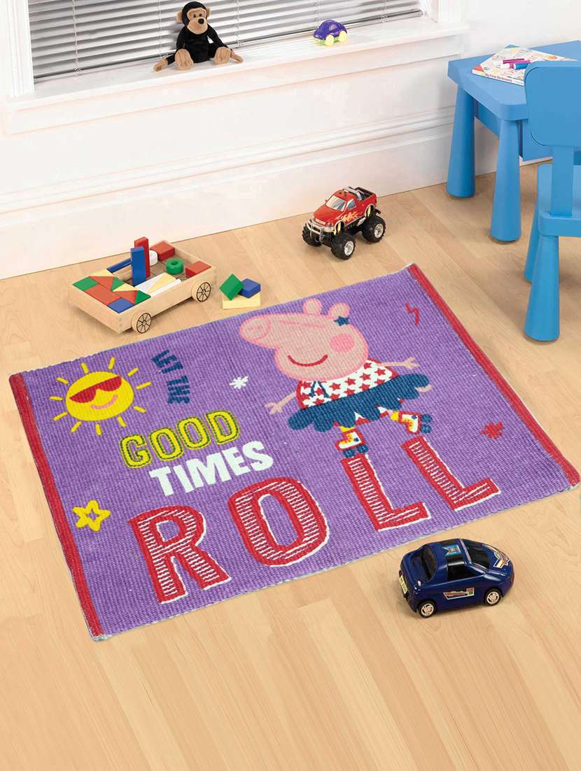Peppa Pig Multipurpose Cotton Printed Rugs/Mats