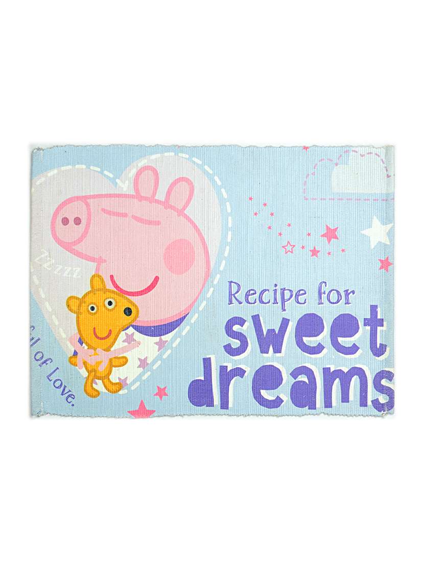 Peppa Pig Multipurpose Cotton Printed Rugs/Mats