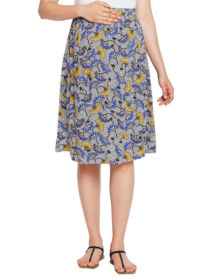 a-line floral maternity skirt - 15502676 - Zoom Image - 0