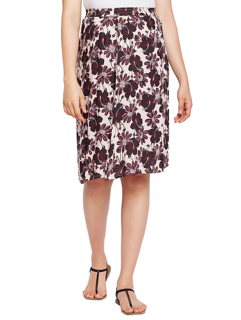 a-line floral maternity skirt - 15502678 - Zoom Image - 0