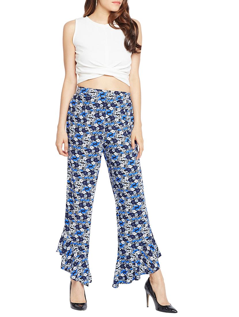 high waist flared trouser - 15502731 - Standard Image - 3