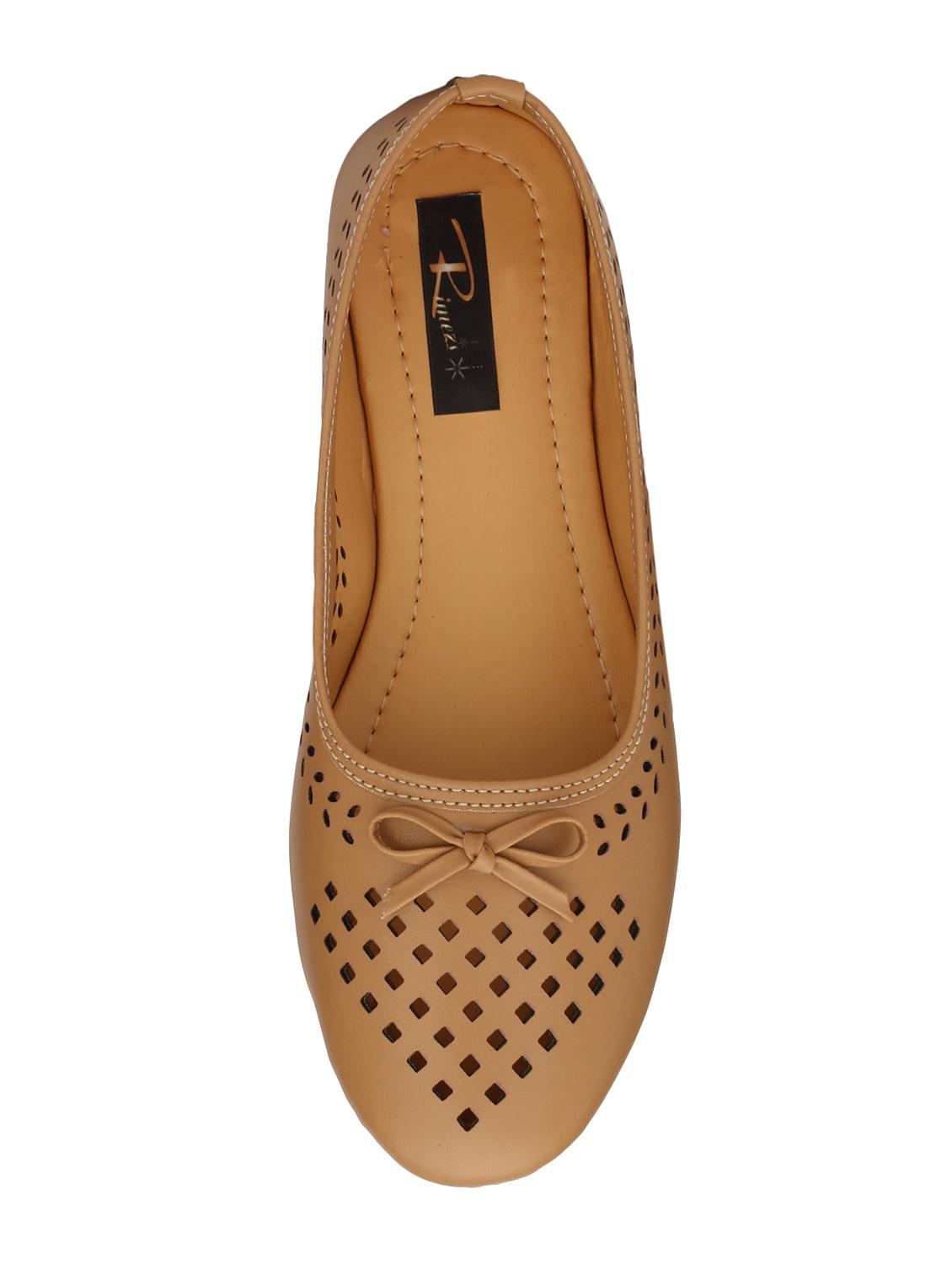 brown slip on ballerinas - 15504990 - Standard Image - 3