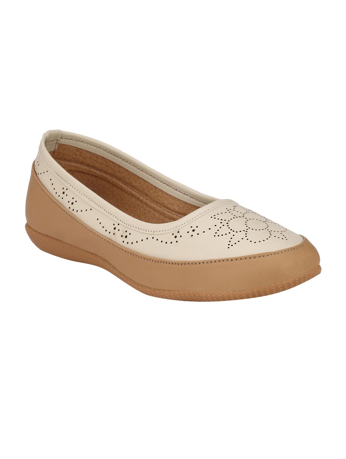 beige slip on ballerinas - 15504996 - Zoom Image - 0