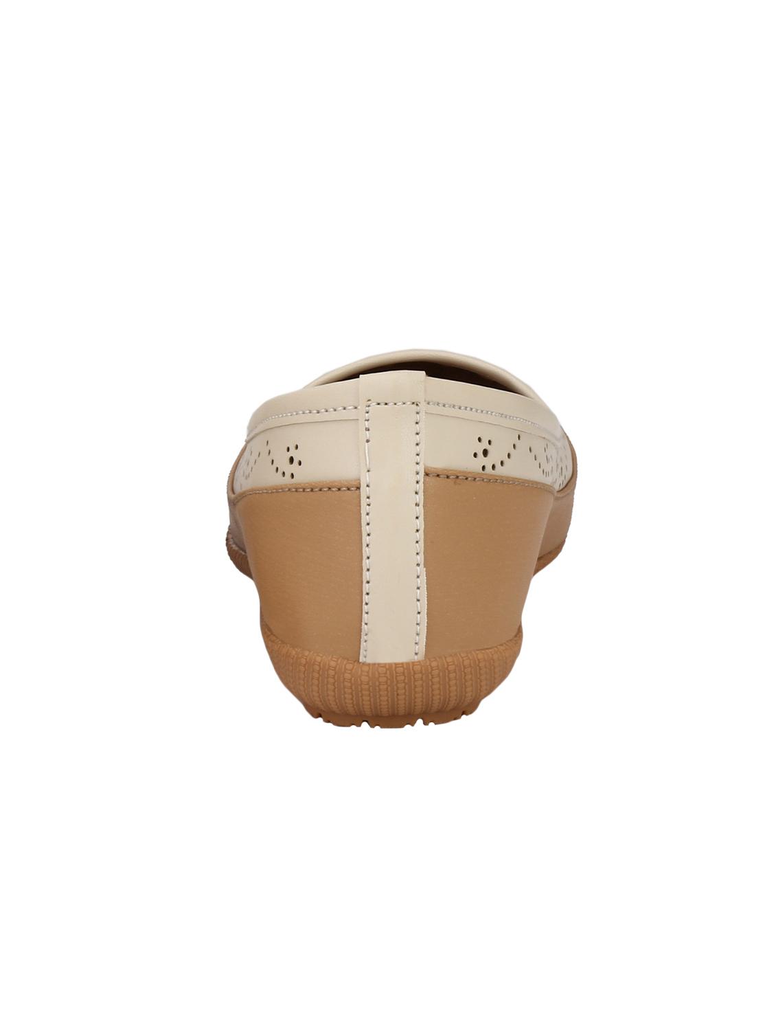 beige slip on ballerinas - 15504996 - Standard Image - 3