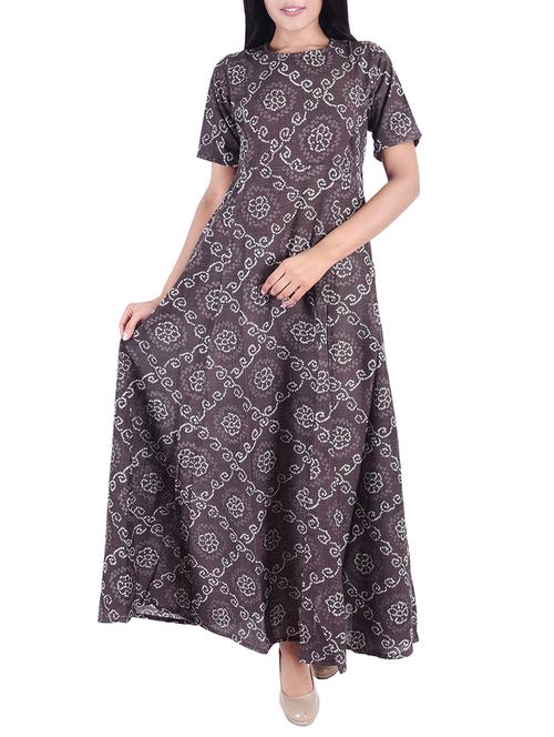 bandhani anarkali kurta - 15511340 - Standard Image - 0