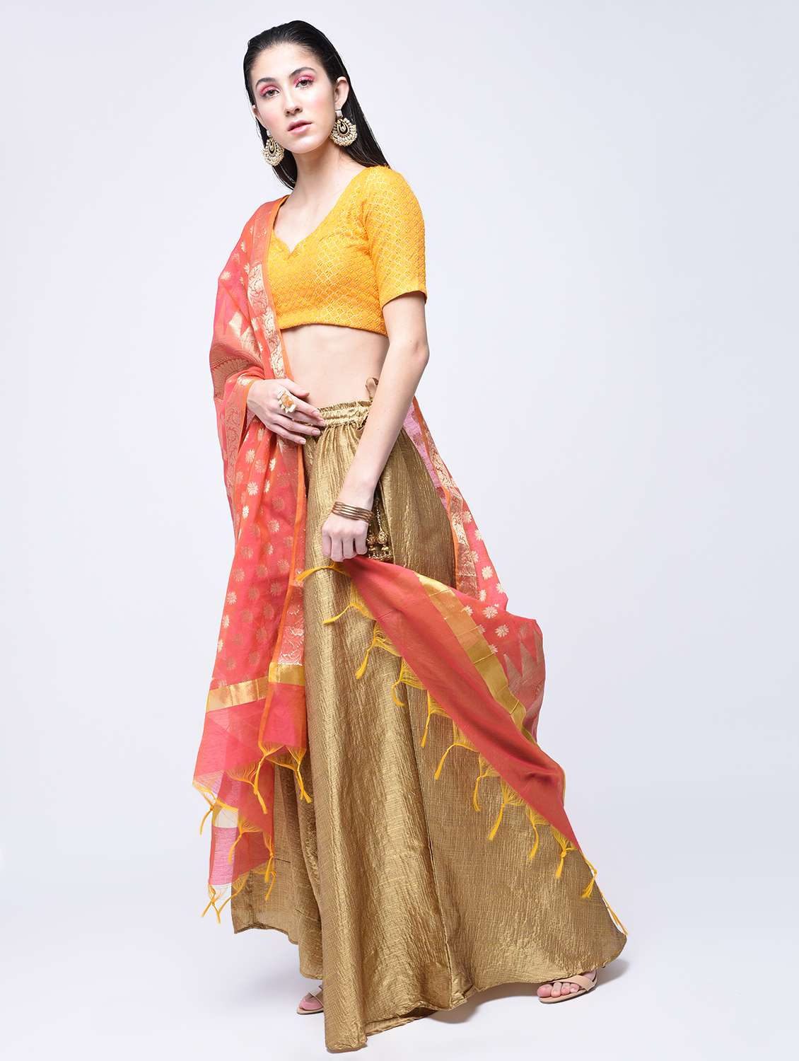 banarasi chanderi dupatta
