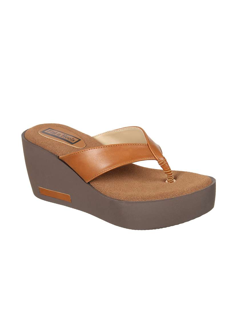 tan platforms wedges