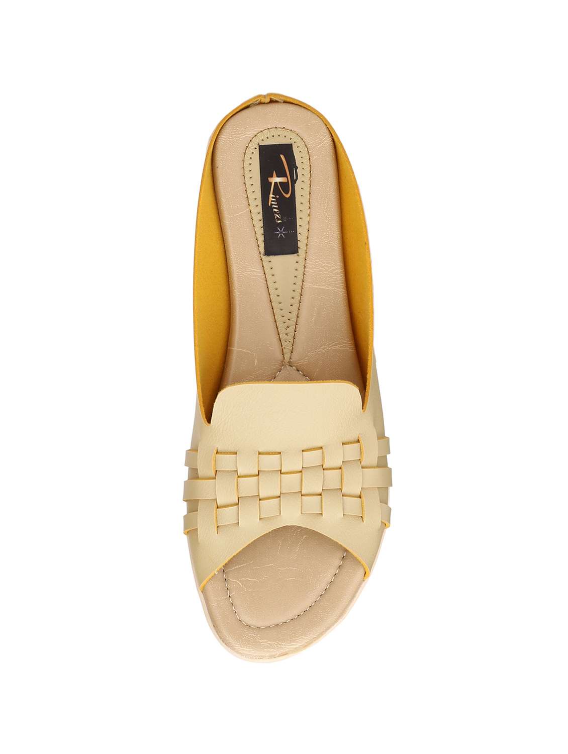 yellow slip on sandal - 15516084 -  Standard Image - 3