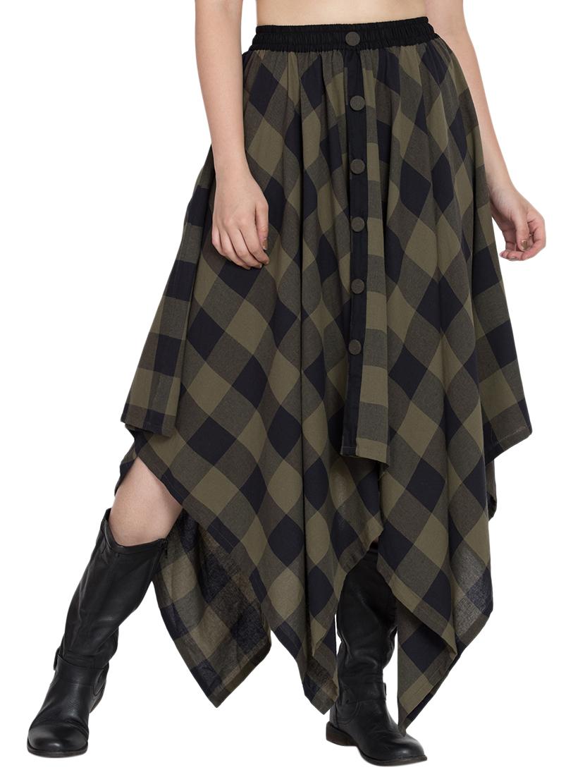 Checkered Skirt With Buttons 2025 | www.takertrailers.ee