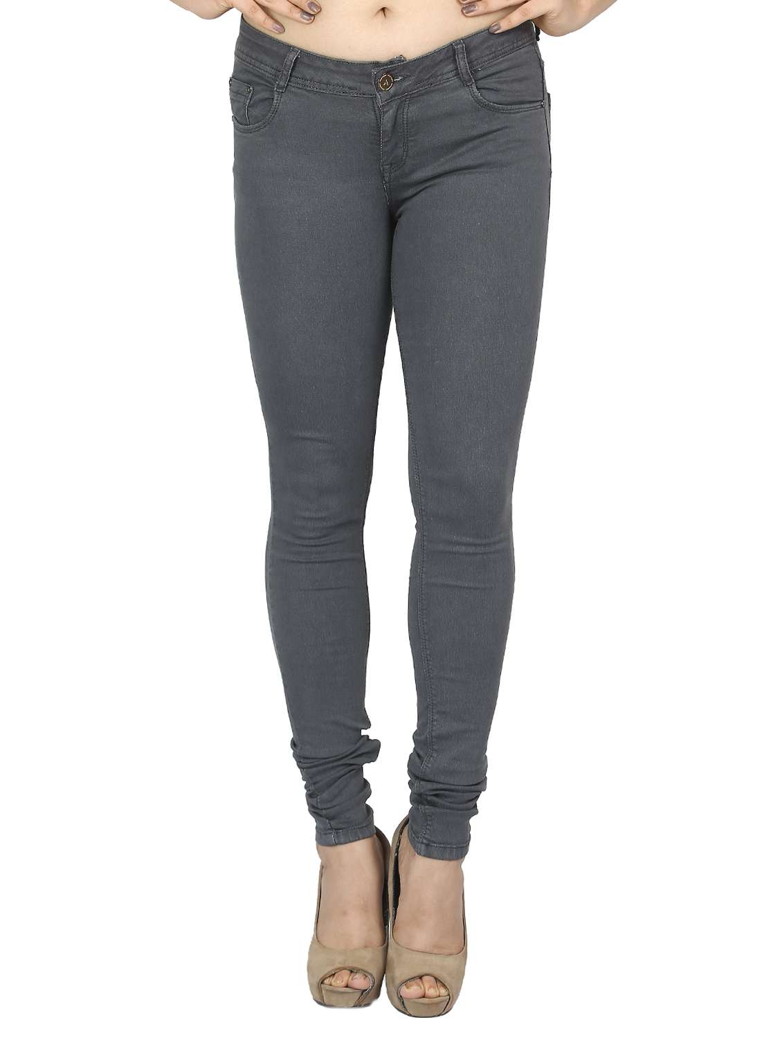 women's plain slim fit jeans