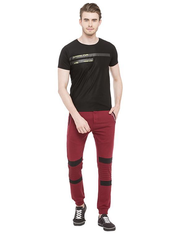 red cotton jogger - 15518937 - Standard Image - 3