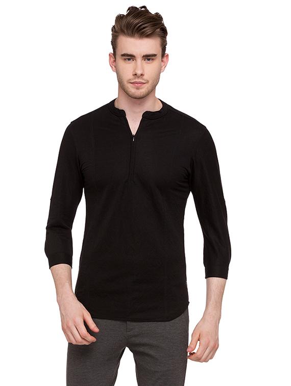 black cotton tshirt - 15518954 - Zoom Image - 0